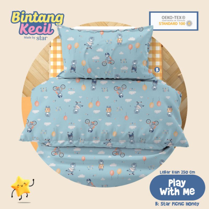 Sprei Katun Lokal Katun CVC motif Anak Sprei Anak Sprei Single 89