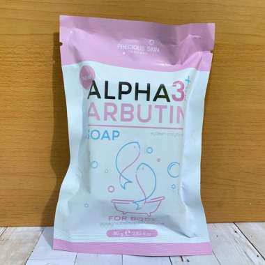 (BPOM) PRECIOUS SKIN Alpha Arbutin 3 Plus Collagen Whitening Soap 60gram/sabun pemutih ampuh