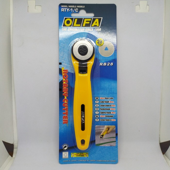 

Rotary Cutter 28mm RTY-1/C Olfa