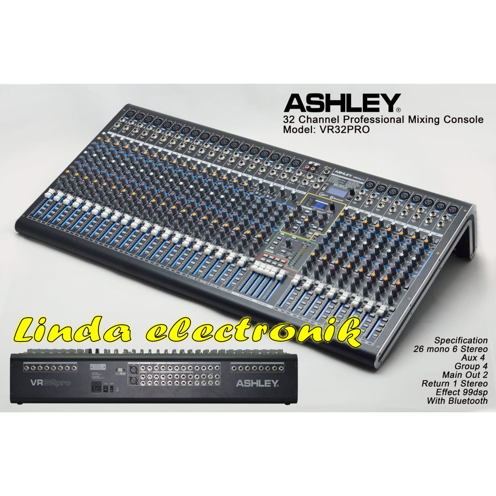 Mixer ASHLEY VR32PRO 32channel vr 32pro ORYGINAL