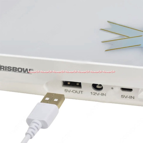 Krisbow Lampu Darurat Tahan 10Jam Bisa Charge USB Emergency Lamp 18 watt Model Minimalis Simpel Kris Emergenci Lamps