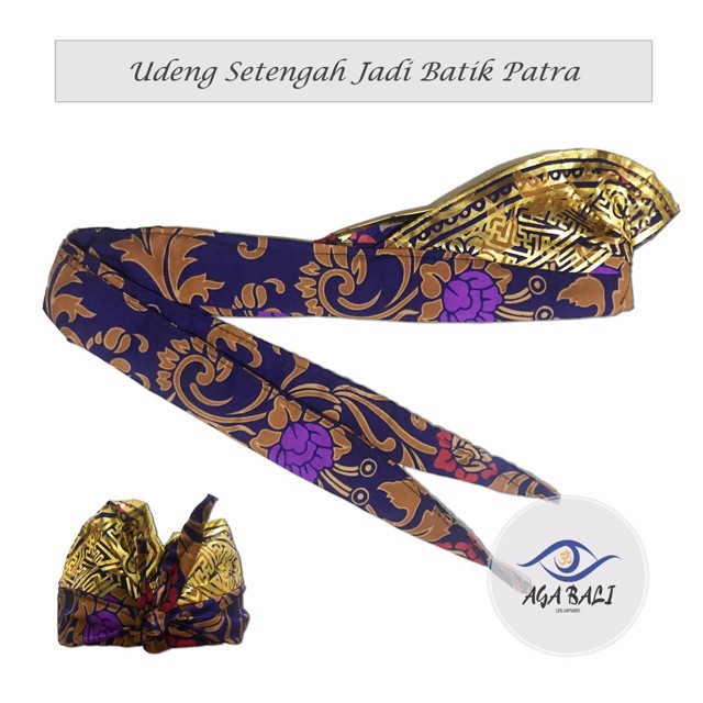 Udeng Bali Setengah Jadi Batik Patra U002.ag