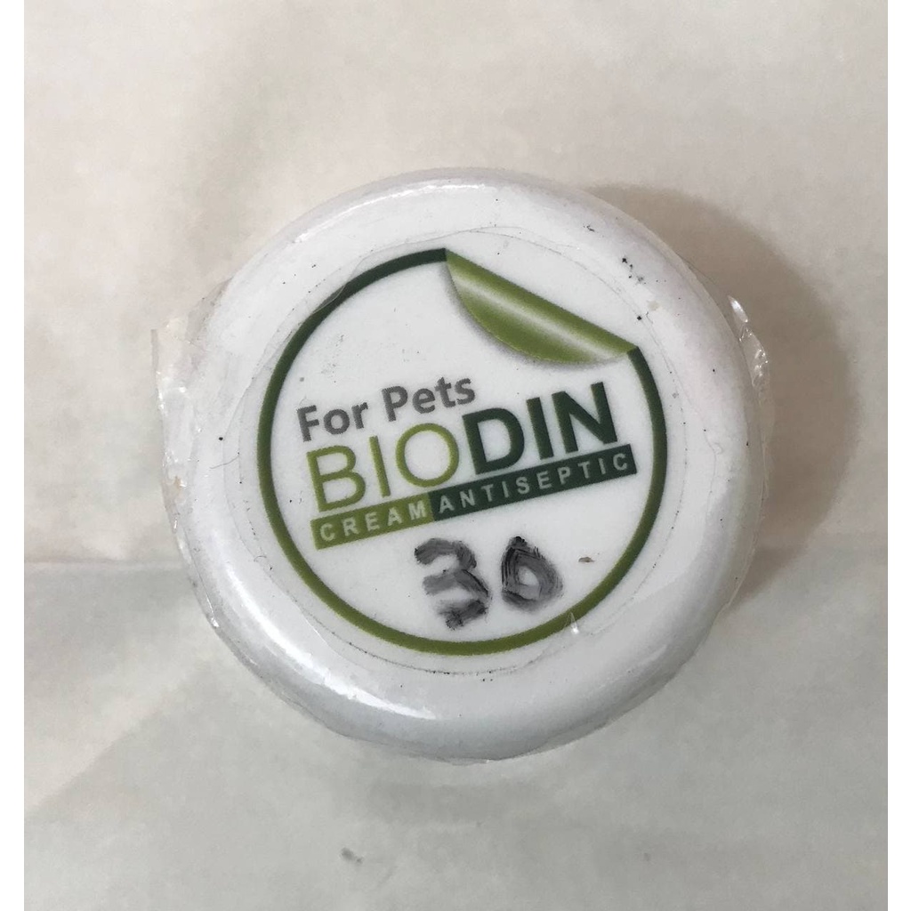 BIODIN CREAM ANTISEPTIK NATURAL - Obat Salep skabies Demodex Gatal Luka Jamur Hewan