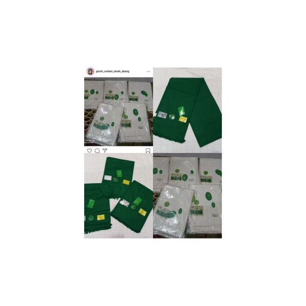 (lohi)sale sale sorban kashmiri lohi polos hijau dan putih impor