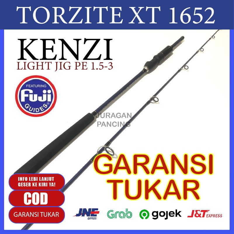 ALAT PANCING FISHING ROD JORAN KENZI TORZITE XT 165CM LIGHT JIGGING MANCING DASAR JORAN CARBON