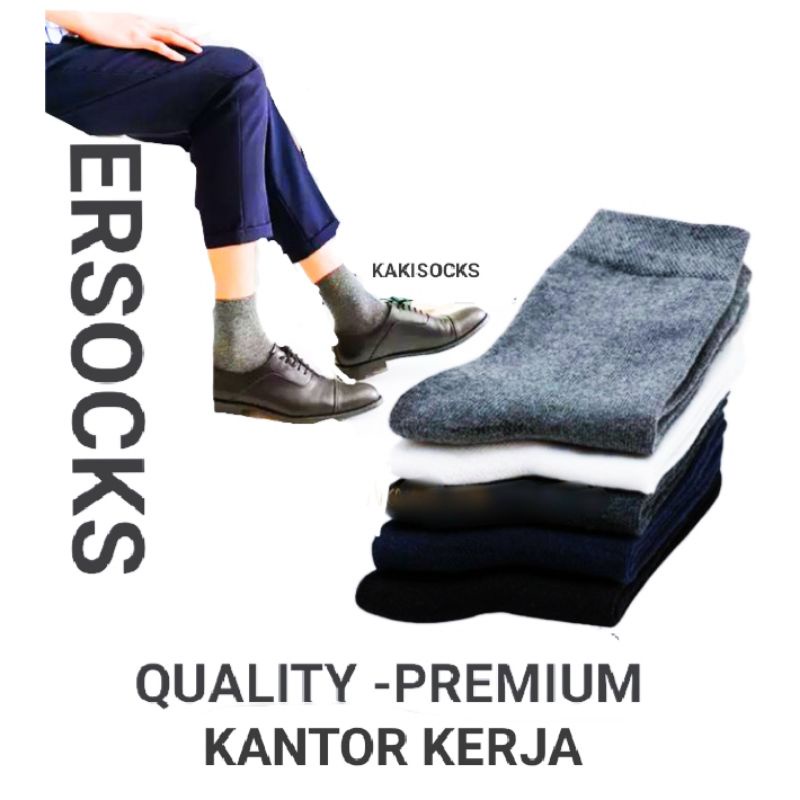 kaos kaki kantoran/kaos kaki kerja/kaos kaki dewasa (1pasang)