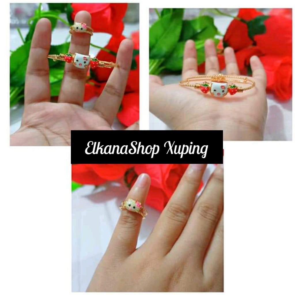 Gelang anak kolong free cincin xuping