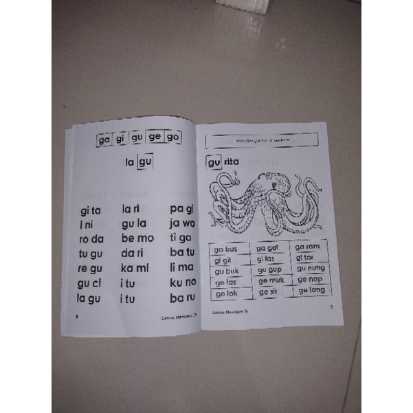 buku lancar membaca 1b 32 halaman (16x24cm)