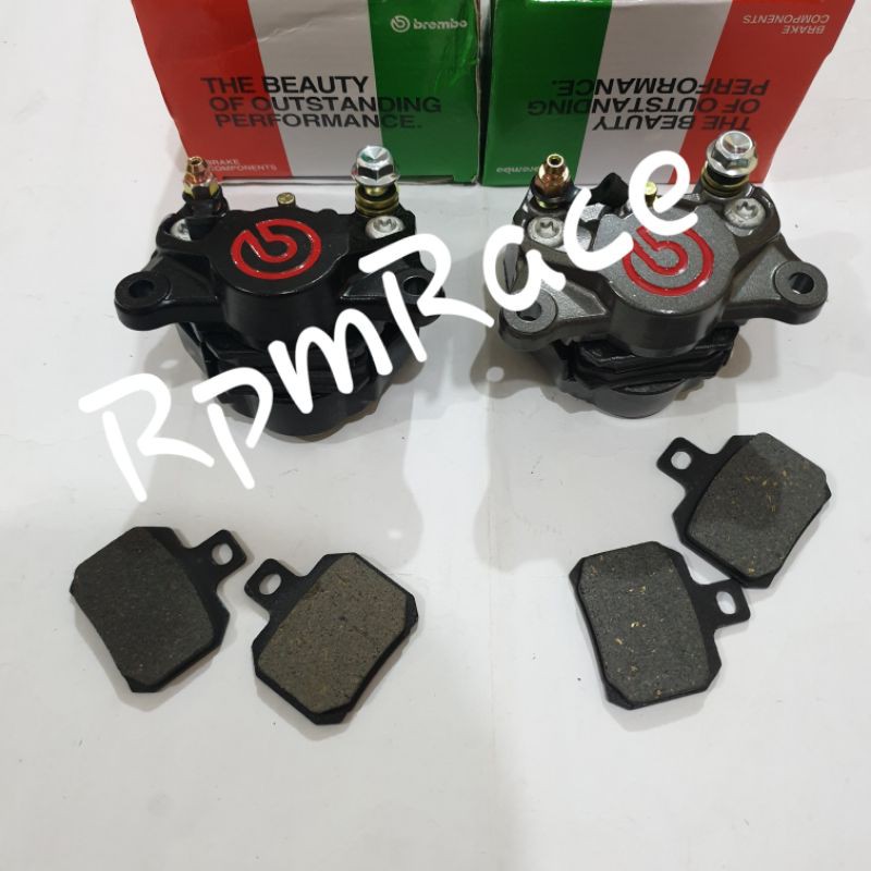 Kaliper Bmb 2p / 2 Piston Big Logo  itali model ori Thailand free kampas cadangan