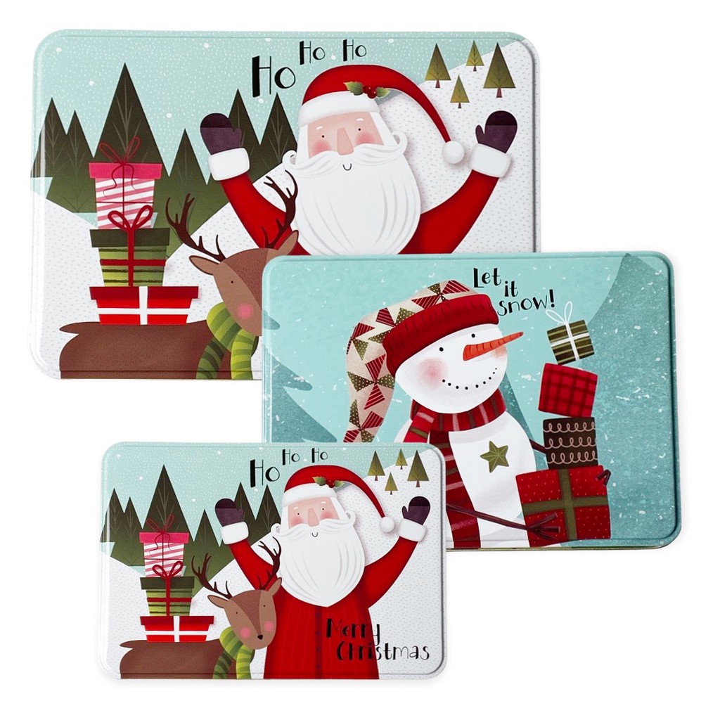 

Scoop Kotak Kaleng / Tin Box Natal Set Santa Snowman 63321001