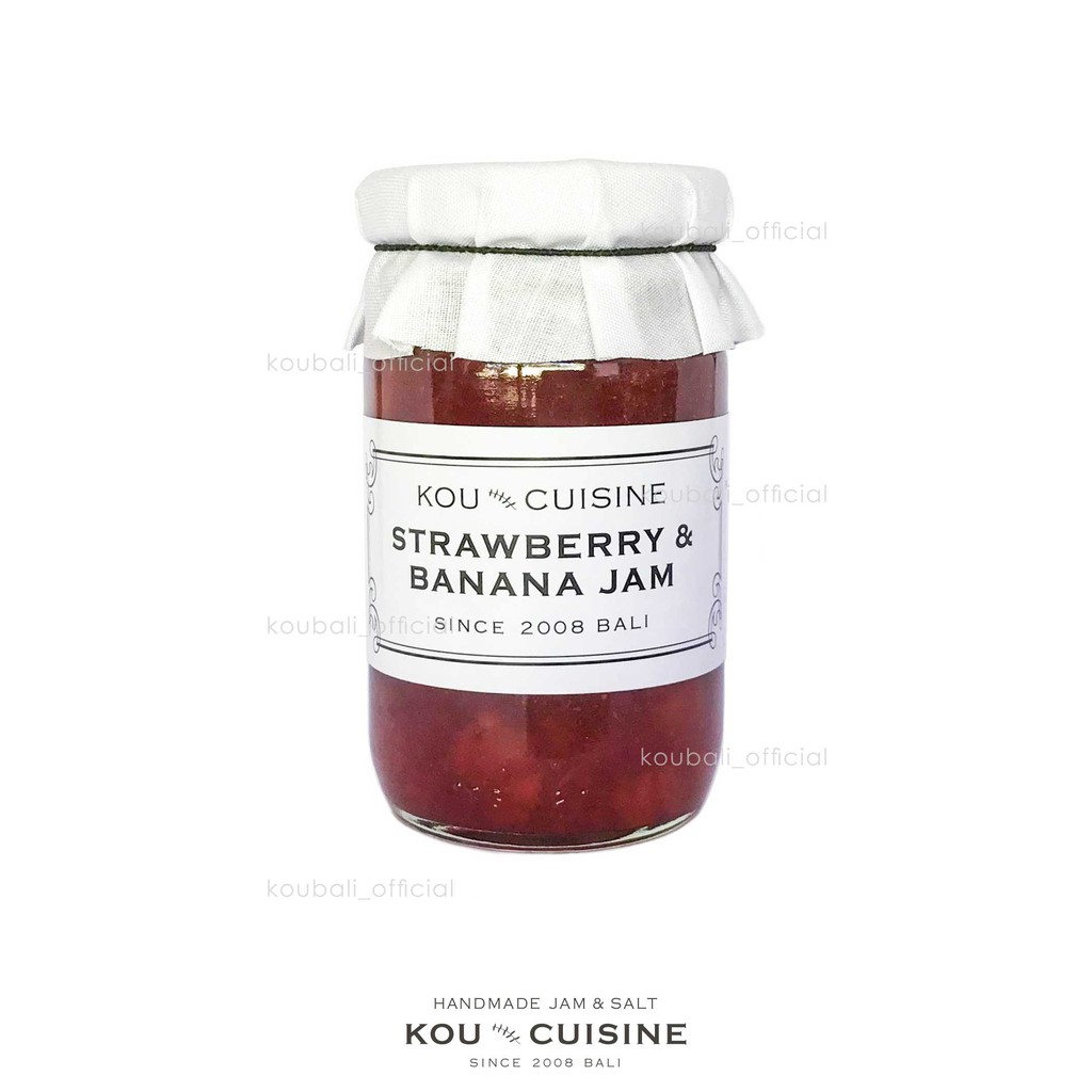 

KOU CUISINE - Strawberry & Banana Jam (110 ml)