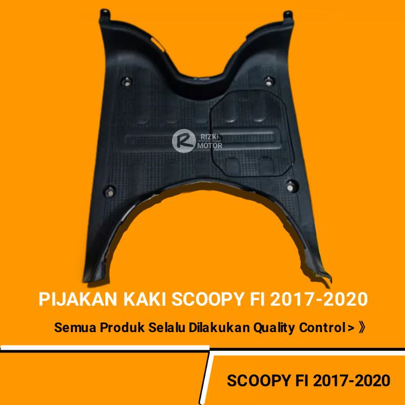Cover Lantai Footrest Dek Atas Pijakan Kaki Scoopy Fi Esp 2017 2018 2019 2020 (WIN)