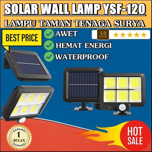 TERBARU youngpro solar cell lampu solar led tenaga matahari sensor gerak terbaik cuper terang anti a