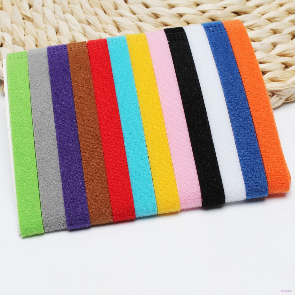 5 / 12 / 15 Warna Kalung Identifikasi Bahan Kain Lembut Dapat Disesuaikan Ukuran 10x230mm Untuk Anjing Newborn