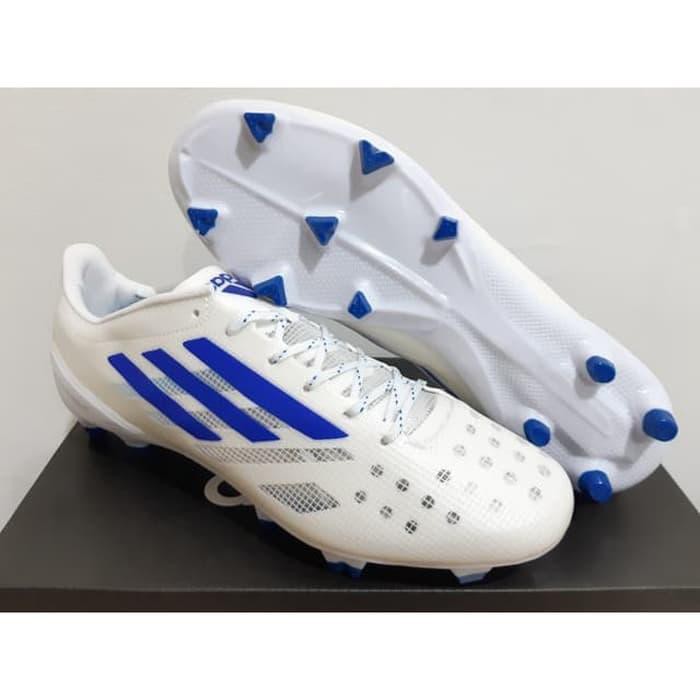 Sepatu Bola - Soccer Adidas F50 X 99.1 White Stripes Blue - FG