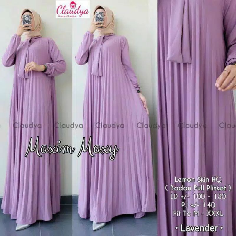 Gamis Plisket Wanita / Gamis Plisket / Gamis Plisket Jumbo / Gamis Wanita / Pakaian Muslimah Wanita / Pakaian Muslimah