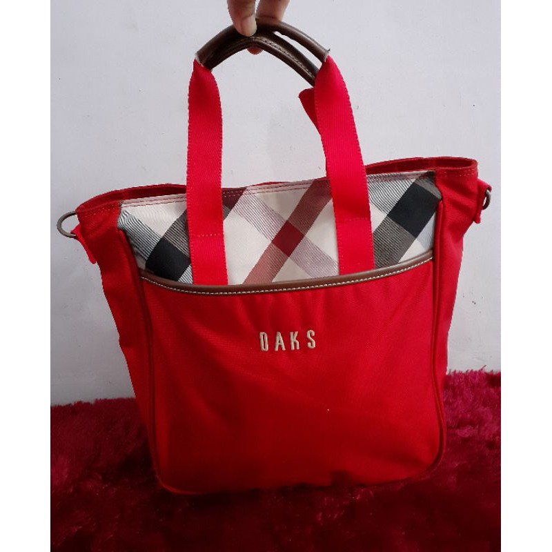 Tas DAKS.. Merah Original Preloved Cantik