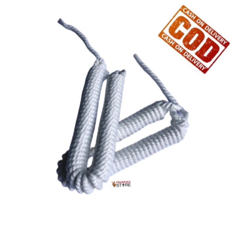 

Tali temali Pramuka/tali Marlon/tali tambang/tali sekolah.