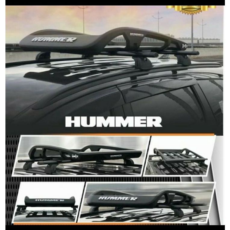 Roof Rack - Rak Bagasi Atas Mobil Plastik ABS Model HUMMER Universal