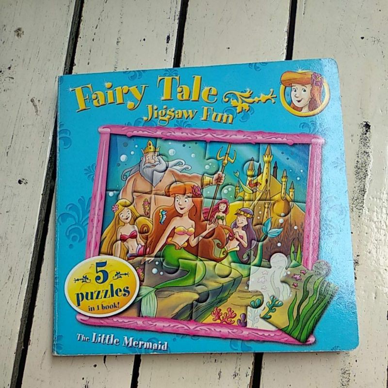 Buku Fairy Tale Jigsaw Fun the little Mermaid