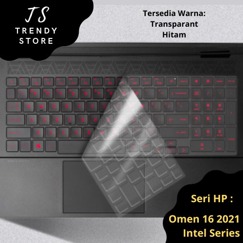 Keyboard Protector Cover HP Omen 16 Intel Series Dengan Numpad