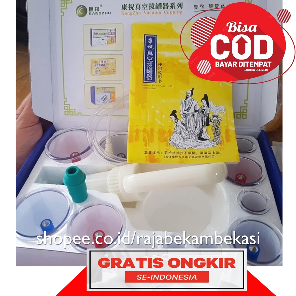 Kangzhu Carezoe isi 12 - Alat Bekam Kang zhu Carezoe isi 12 ORIGINAL