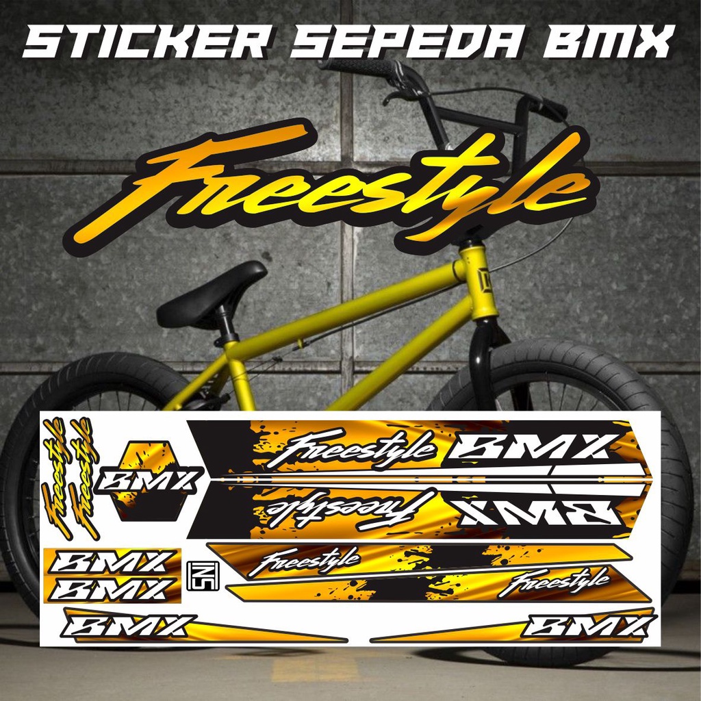 VARIASI STICKER SEPEDA BMX VARIASI / VARIASI DECAL STICKER SEPEDA BMX / BMX FREESTYLE 01 / VARIASI S