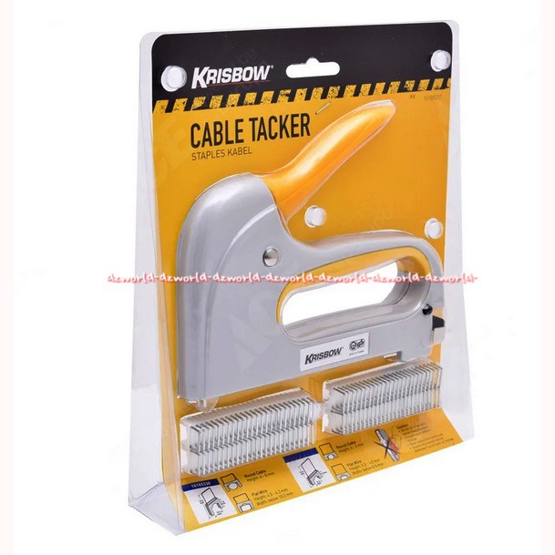 Krisbow Cable Tacker Staples Kabel Alat Penembak Streples Untuk Kabel Kris Bow Steples