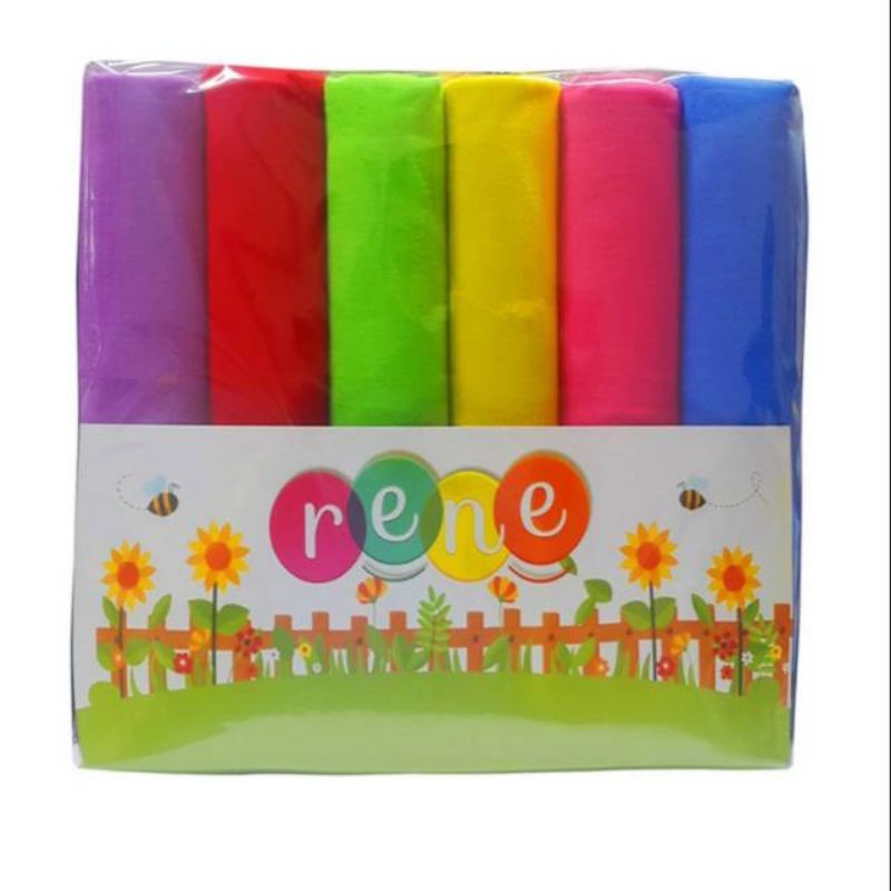 SALE!! 6PCS BEDONG BAYI POLOS RAINBOW RENE-BEDONG BAYI KAOS MURAH