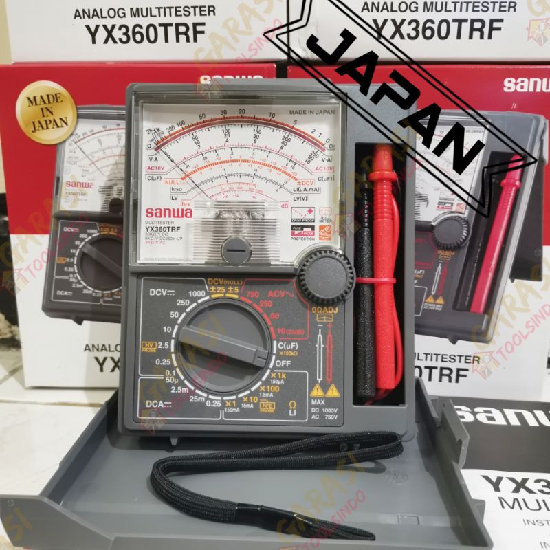 Multitester Analog Sanwa Yx360trf Japan Original Multimeter Sanwa Yx 360 Trf Jepang Multi Tester