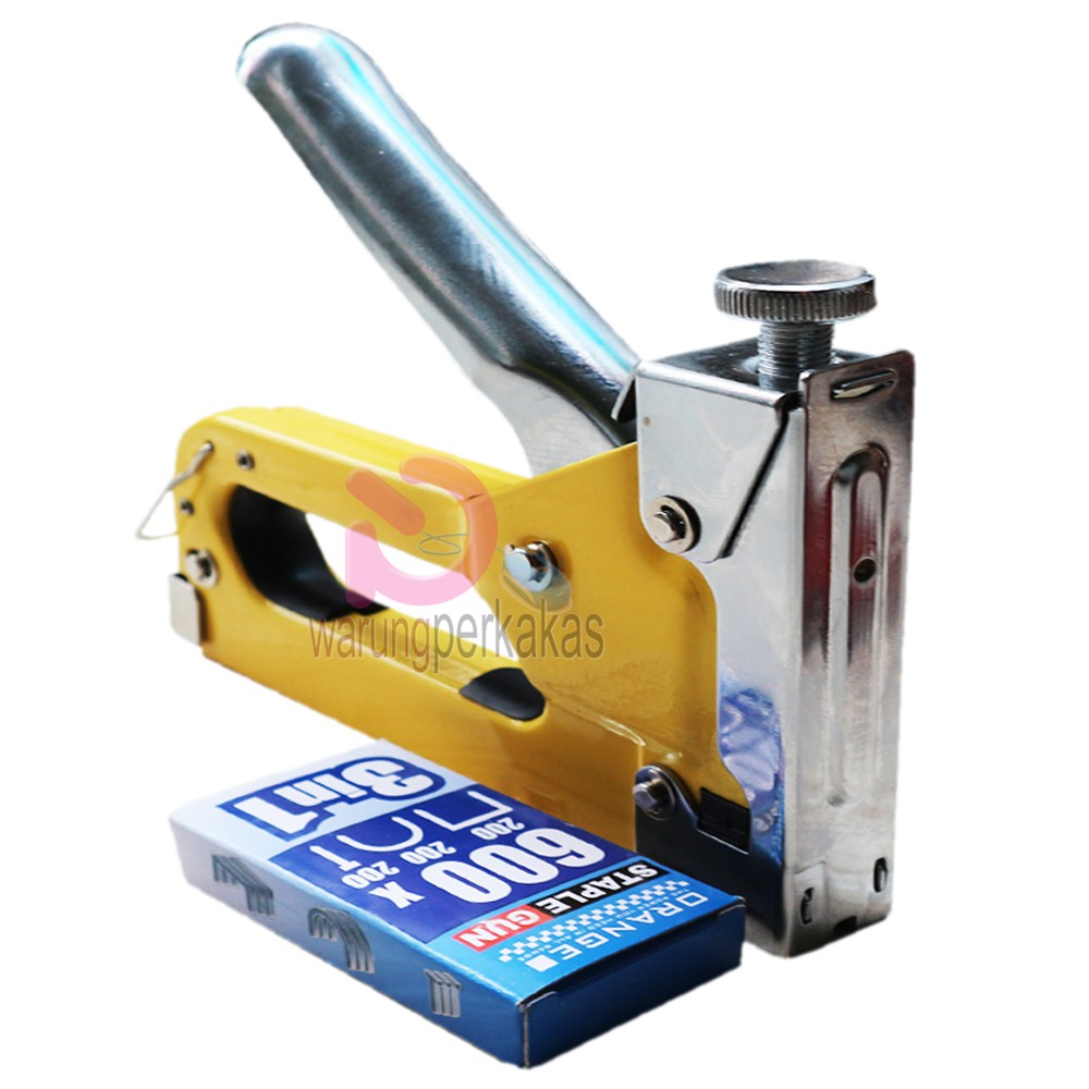 

Orange Staple Gun 3 Macam Paku - Staple Multifungsi 3in1