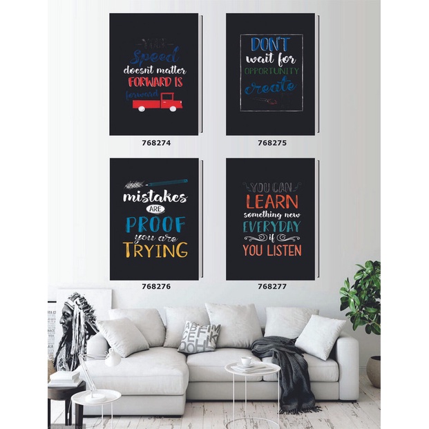 

Buku Tulis / Notebook / A5 Jepang / Typography / Set 2534