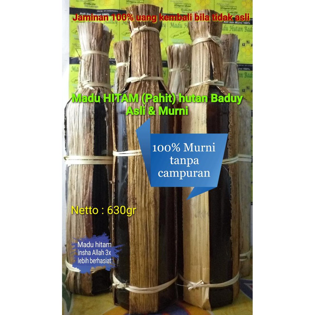 

MADU HITAM HUTAN SUKU BADUY 100 ASLI DAN MURNI