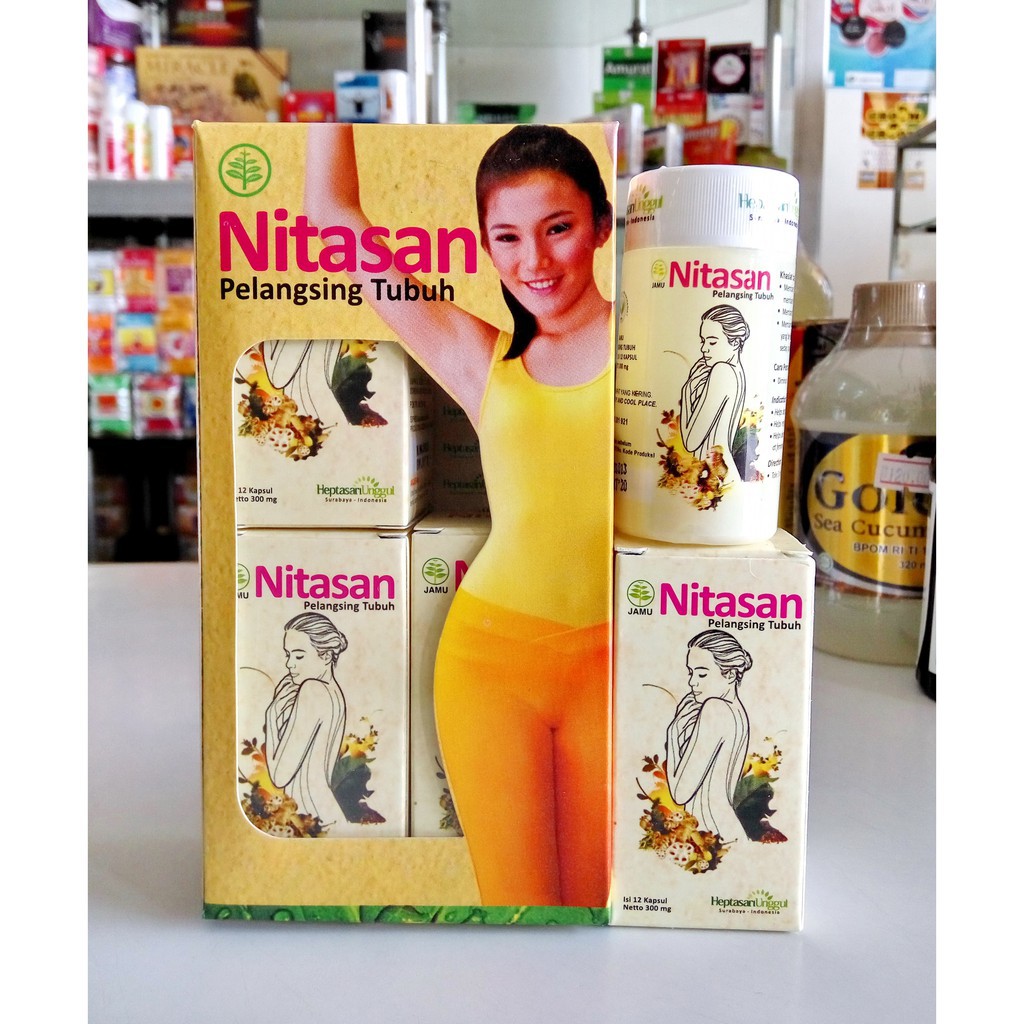 Nitasan - Herbal Suplemen Pelangsing Menurunkan Melangsingkan Tubuh