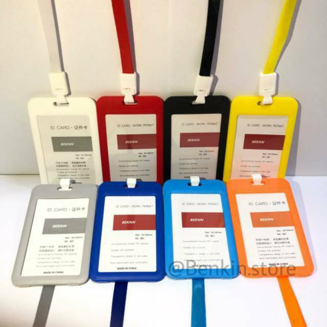 

ID Card Holder + Tali / Nametag holder / Tempat ID Card/ Holder id card / tag holder