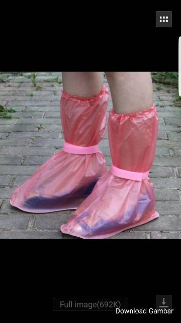 Rain shoes cover protector jas hujan pelindung sepatu ok  god