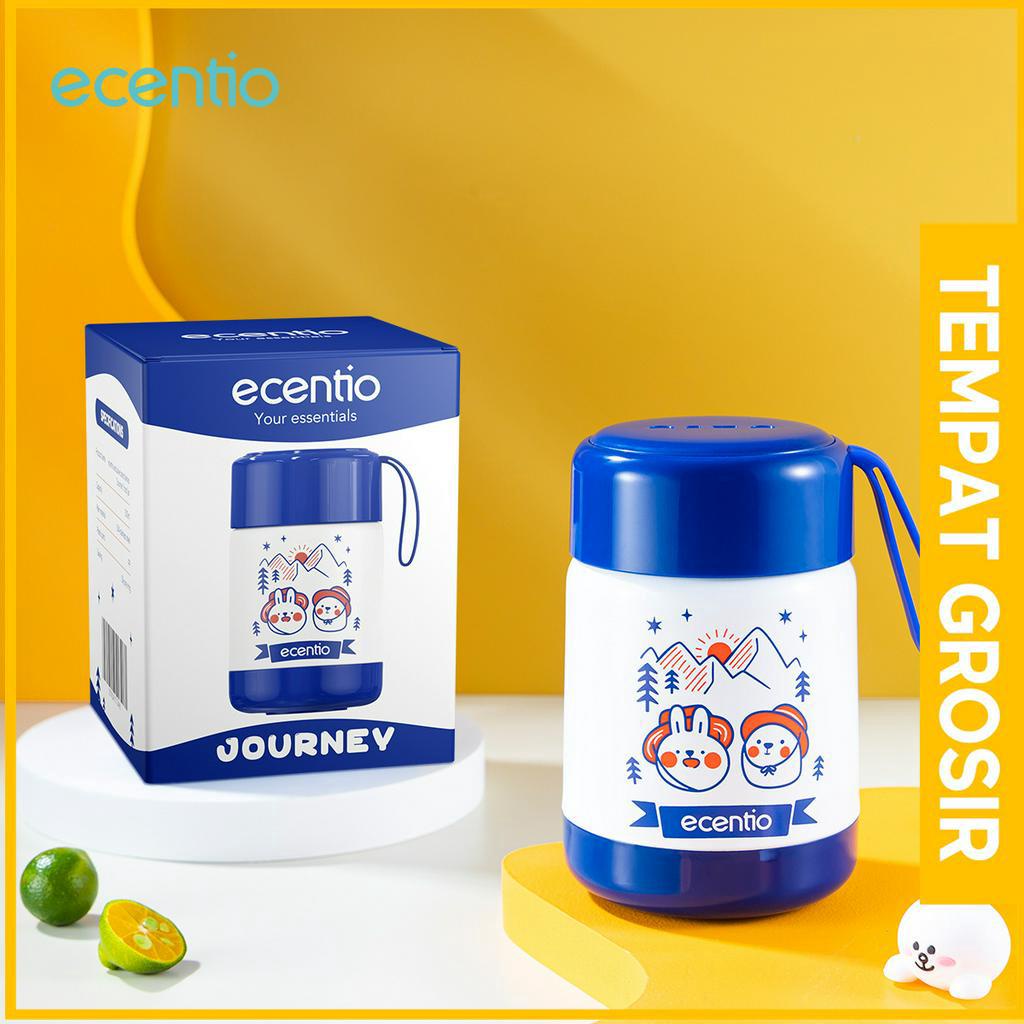 ecentio Termos Makanan Food Jar TAHAN 24hrs termos sup cooking portable 300ml 304 stainless seri&quot;Journey&quot;/termos kecil anti tumpah