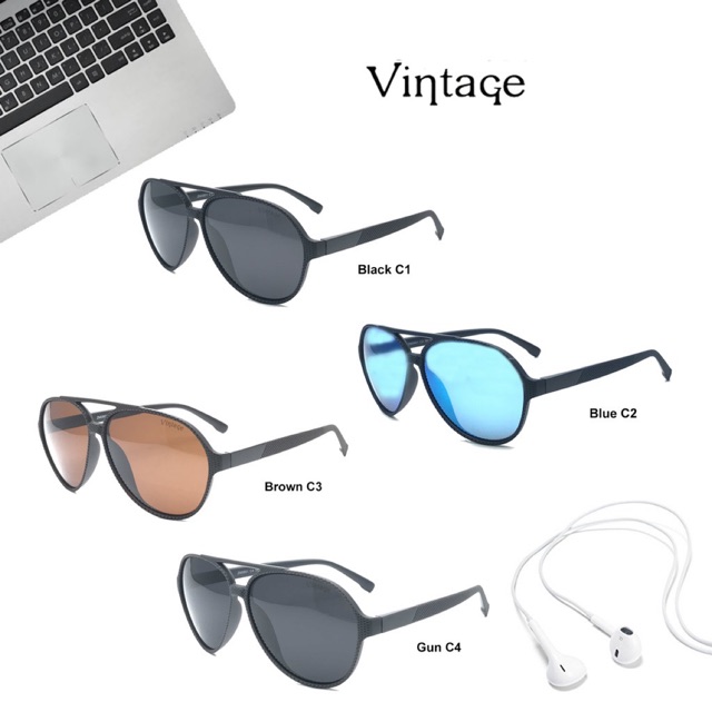 Vintage Sunglasses Polarized ZM0801