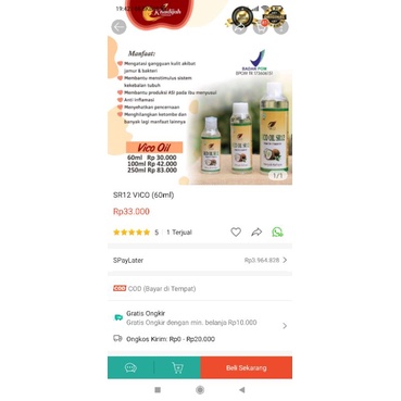 

VCO ( Virgin Coconut Oil ) 60ml