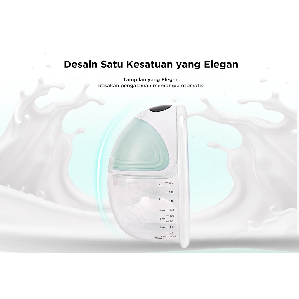 MOOIMOM Wireless Electric Breast Pump M3 Pompa Asi Handsfree