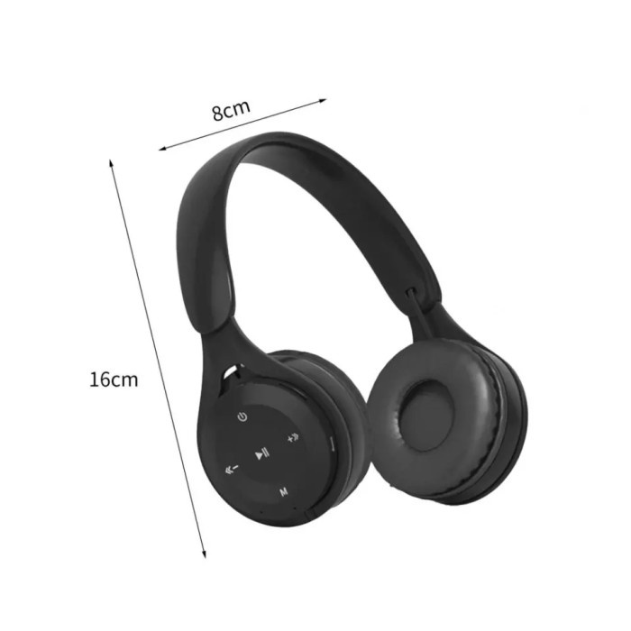 Headset Bluetooth Nirkabel Headphone Compatible 5.0 Earphone Stereo