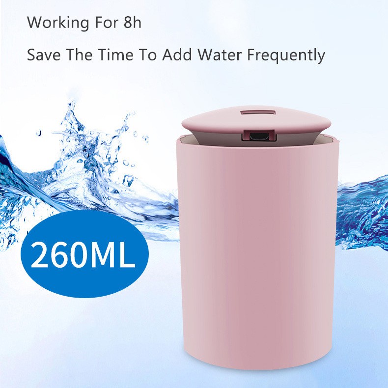 Air Humidifier Aromatherapy Diffuser LED Backlight 260ml - CXJ-108