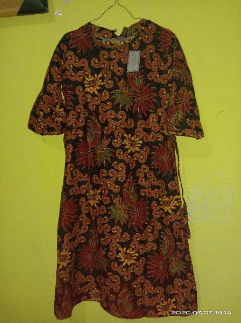 Maura Couple - Sania Ruffle Batik Couple Ori Ndoro Jowi Garansi Termurah Couple Keluarga