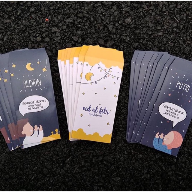 Amplop kertas custom [bisa ganti nama olshop trusted]