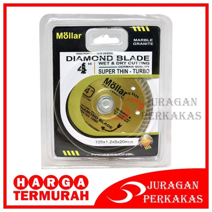 MOLLAR GOLD TURBO DIAMOND WHEEL MATA PISAU POTONG KERAMIK GRANIT
