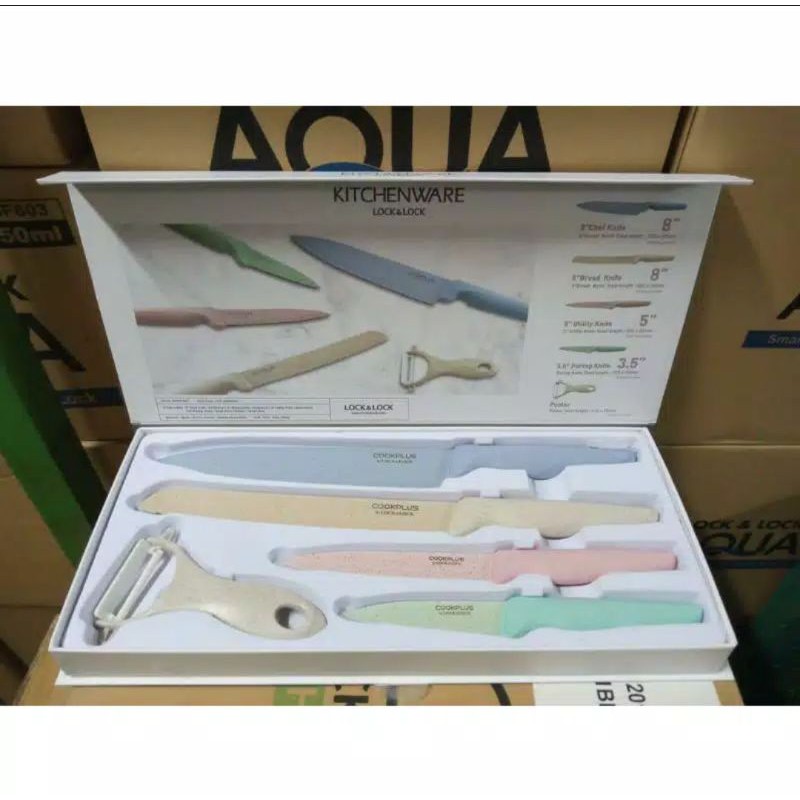 Pisau Lock n Lock Pastel