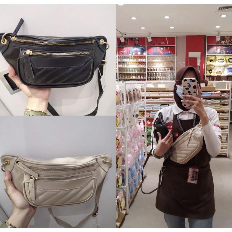 Jual WAIST BAG MINISO / WAISTBAG MINISO / TAS PINGGANG MINISO / WAIST