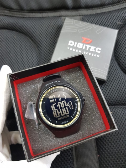 READY LAGI!!! Jam tangan digitec ORIGINAL “Touch Screen” DG-3086 Body Hitam