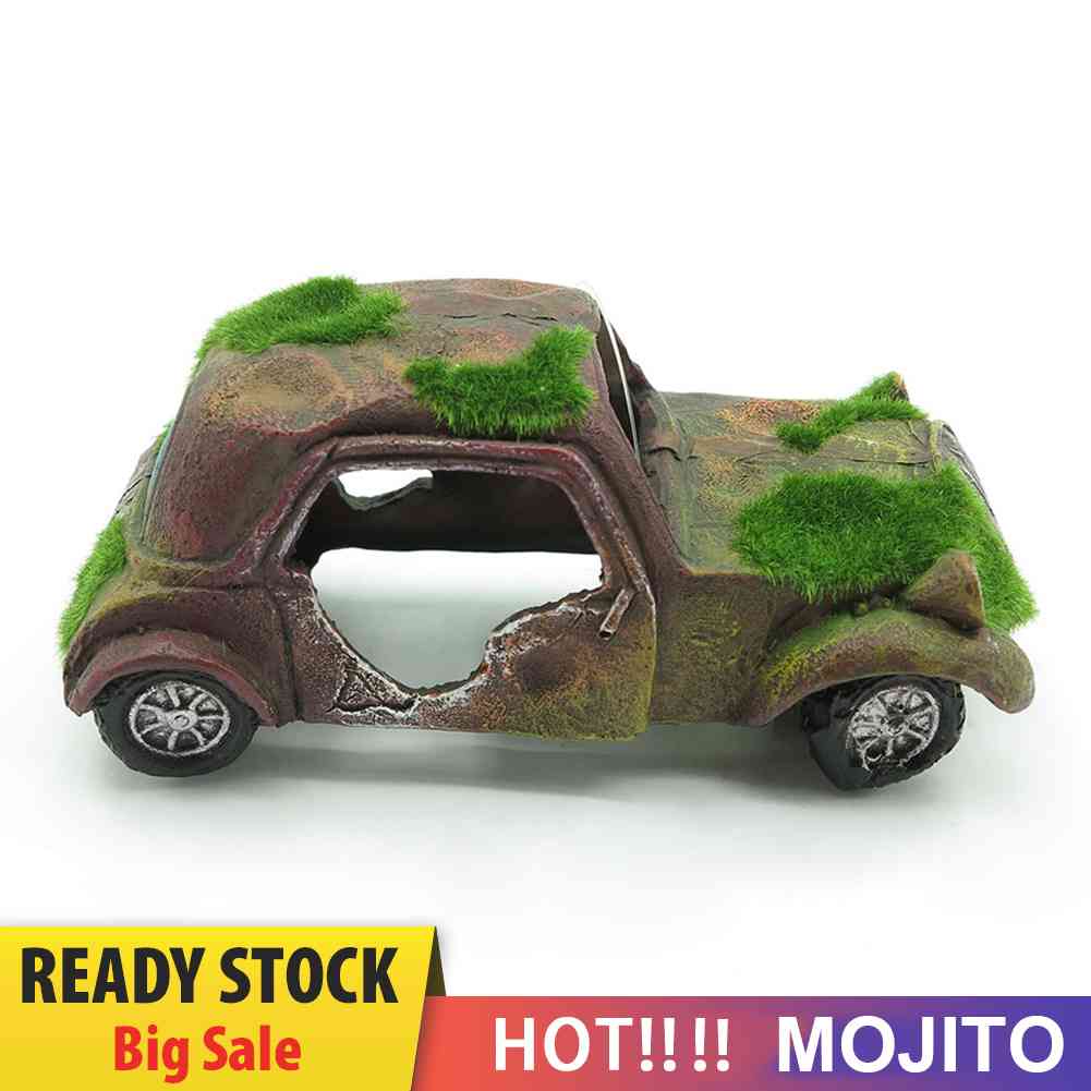 Miniatur Mobil Tua Bahan Resin Untuk Dekorasi Akuarium