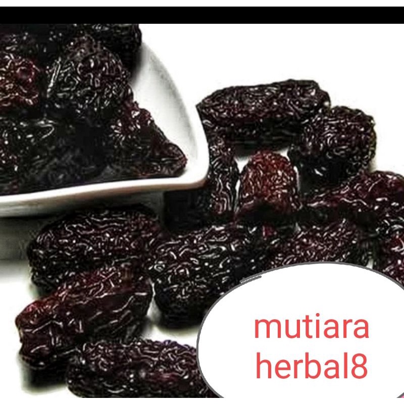 

Oco/ WuZao /kurma hitam cina premium/ Black Dates chinese/Wu Zao 100gram